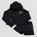 Aries Zodiac Crop Hoodie & Shorts Set - Women's Loungewear