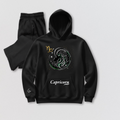 Capricorn Zodiac Hoodie & Pants Set - Premium Heavyweight Cotton Loungewear